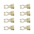 thumbnail image 4 of 12 Uds Clips de carpeta lindo gato en forma de fuerte fuerza de sujeción Clips de carpeta de papel de Metal para suministros de oficina, 4 of 5