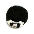 thumbnail image 2 of Mia Jewel Shop Guatemalan Handcrafted Crochet Pattern Hacky Ball Foot Bag Sack 8 Ball (Black), 2 of 2