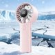 thumbnail image 4 of Portable Handheld Fan Rechargeable Mini Fan With LED Display 3 Speed USB Fan For Travel Office Outdoor, 4 of 6