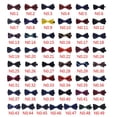 thumbnail image 4 of fastboy Men Colorful Pattern Formal Necktie Adult Male Business Meeting Wedding Polyester Yarn Bowtie, 4 of 9