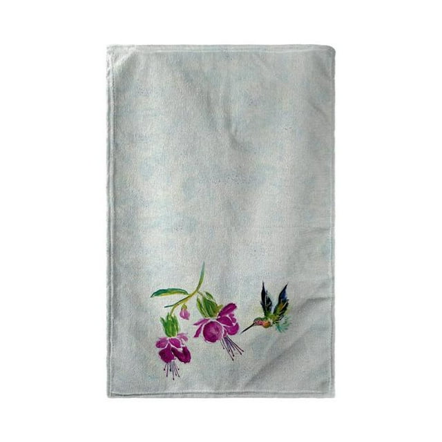 Betsy Drake BT940 Purple Hummingbird Beach Towel - 30 x 50 in.