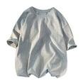 thumbnail image 1 of Timegard Débardeurs Homme Grande Taille Col Rond Côtelé Sans Manches T-Shirts Confortables Hauts Décontractés d'Entraînement, 1 of 7