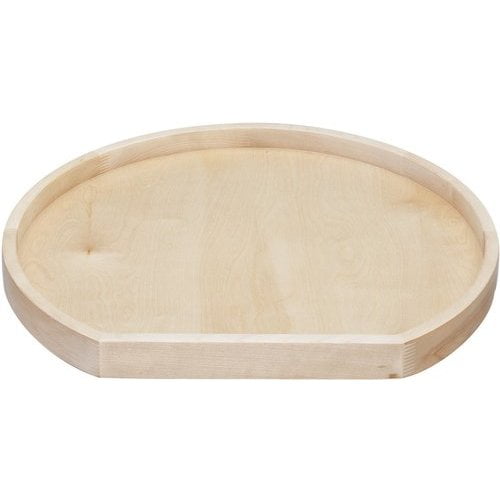 Rev-A-Shelf 4Wls201-20-Bs52 Wood Classics 1 Shelf 20" D Shaped Flat Edge Lazy Susan -