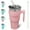 A-Light Pink, variant on BJPKPK 30oz Stainless Steel Insulated Tumbler, Travel Coffee Tumbler with Handle and Straw, Ocean