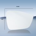 thumbnail image 2 of Passenger Side Heated Mirror Glass Compatible with Passat Beetle Jetta, Power Right Side Mirror Glass with Rear Holder, 2 of 8
