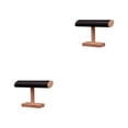 thumbnail image 4 of Transemion Wood Bracelet Display Stand | Elegant Large Capacity For Bangles Bracelet Rack Display Rack Storage Rack No Burr Black 2Set, 4 of 6