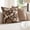 Brown Floral, variant on Pentantan Decorative Throw Pillow, 18"x18" Soft Couch Pillows with 2-Pack Inserts, Boho Floral Cushion for Sofa Living Room Bedroom, Brown