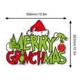 thumbnail image 2 of Grinch colgante adorno colgante adornos navideños navideños para ventana de pared, 2 of 6
