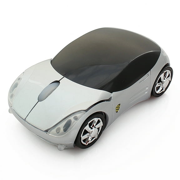 2.4GHz 1600DPI Ferrari Car model Wireless optical mouse USB scrolling mouse white