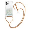 thumbnail image 1 of Funda FOXDOCK para iPhone 12 Pro con Cuerda Ajustable, Brillo Líquido, Protección Antigolpes y Lente – Ideal para Regalo, 1 of 6