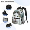 thumbnail image 3 of Fotbe Funny Cat Mochila Ligera Casual para Laptop para Hombres y Mujeres, Mochila Impermeable de Uso Diario, Mochila para Universidad, 3 of 6