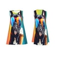thumbnail image 7 of Fuzoiu Rainbow Bulldog Sunglasses Print Women's Sleeveless Dress,Summer Dresses for Women,Casual Sundresses,Beach Sleeveless T-shirt Swing Dress with Pockets, 7 of 7