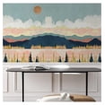 thumbnail image 3 of Wall Mural Nordic Nature Landscape Removable Wallpaper Wall Sticker for Bedroom Living Room - "x72", 3 of 7