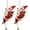 B, variant on Santa Ornaments,Electric Santa Climbing Rope Decoration,Set of 2 Climbing Santa with Music, Battery Operated Climbing Santas Claus, Funny Musical Christmas Tree Ornament, Holiday Decoration Gift