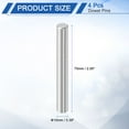 thumbnail image 2 of Uxcell 4 Pcs 10 mm x 75 mm Pines de Espiga, Pines Cilíndricos de Acero Inoxidable 316L, Elementos de Fijación de Estante de Metal, Pines de Estante de Tonalidad Plateada, 2 of 6