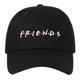 thumbnail image 1 of FRIENDS Embroidered Fashion Peaked Cap Portable Breathable Sun Hat for Women Men, 1 of 5
