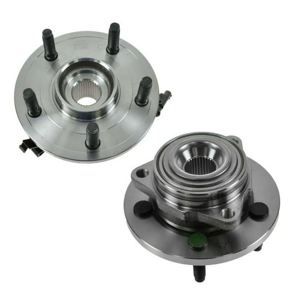 TRQ Front Wheel Bearing Hub Assembly Pair for Dakota Mitsubishi Raider Pickup BHA53650 Fits select: 2005-2011 DODGE DAKOTA