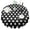 Polka Dot Black, variant on Colorful Stripe Round Table Cloth,Wrinkle Free Table Cover with Polyester,Waterproof Reusable Round Table Clothes for Weeding Birthday Tea Party Decorations (Round,60x60inch)