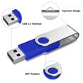 thumbnail image 2 of Unidad flash USB Aiibe 16 GB USB 2.0, paquete de 50 unidades, azul, 2 of 7