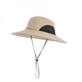 thumbnail image 1 of Promotions! Summer Outdoor Fashion Sunscreen Square Sun Cap Waterproof Breathable Bucket Hat, 1 of 6