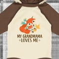 thumbnail image 4 of Inktastic My Grandmama Loves Me Woodland Fox Boys or Girls Long Sleeve Baby Bodysuit, 4 of 5