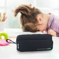 thumbnail image 5 of AGIFERG Nylon Pencil Case with 2 Compartments, Black, 1 Count, 5 of 5