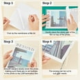thumbnail image 4 of 50 Sheets A4 PET Laminating Sheets Self-Adhesive Matte Cold Laminating Film 11.8x8.4 Inch Waterproof Laminate Sticker, 4 of 6