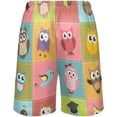 thumbnail image 3 of GZHJMY Owl Pajama Pants Short for Men, Lounge Pants Lightweight Men Pajama Bottoms with Drawstring Pockets, Christmas New Year Birthday Gifts, X-Large, 3 of 7