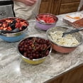 thumbnail image 2 of Gourmet Chef'S Choice Stainless Steel Mixing Bowls, Multi-Colors Set For Kitchen Prep, Rust And Corrosion-Resistant, Space Saving Design With Tight Fitting Lids, 7Pcs, 2 of 6