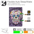 thumbnail image 3 of Allytech Case for All-New Kindle Fire HD 8 inch 10th Generation 2020 Release, PU Leather Stand Flip Cover with Card Slots Auto Sleep Wake for Fire HD 8 Plus 2020/Fire HD 8 2020, Skeleton, 3 of 6