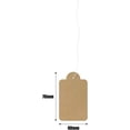 thumbnail image 2 of Bybiment Pcs Paper Tags with String, Blank Writable Tags, Display Label for Jewelry Clothing Crafts 1.9 × 1.2 Inches, 2 of 5