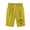 Yellow3, variant on SHTXOZHI Knee Length Shorts for Women Wide Leg Print Shorts Elastic Waist Drawstring Shorts with Pockets