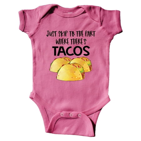 

Inktastic Just Skip to the Part Where There s Tacos Gift Baby Boy or Baby Girl Bodysuit