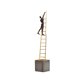 thumbnail image 1 of Escultura de Arte Abstracto Macarena Decoración Del Hogar Figura Pensador Abstracto, 1 of 8