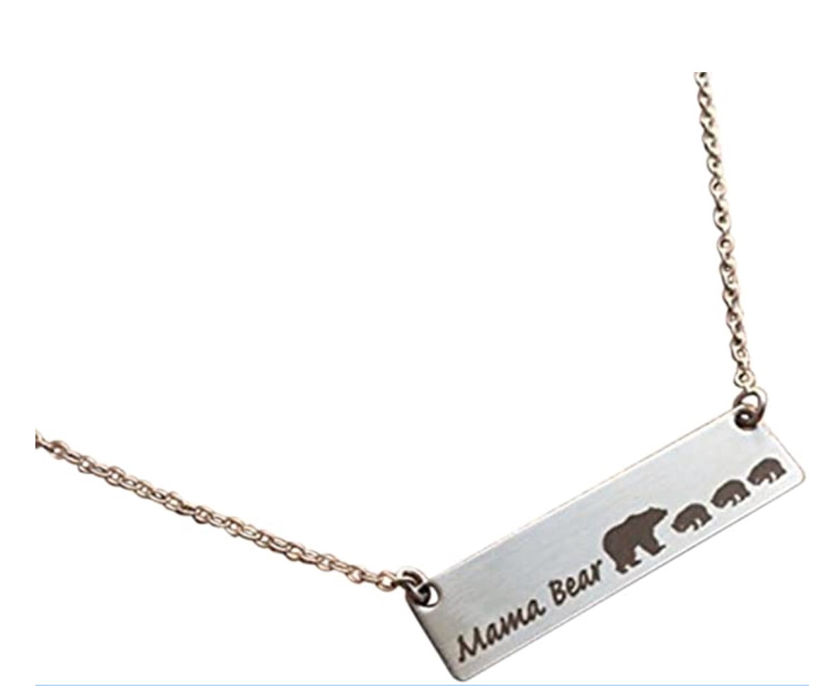 Mama Bear \u0026 Three Cubs Necklace 