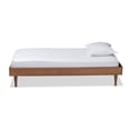 thumbnail image 3 of Baxton Studio Rina Mid-Century Wood Platform Bed, Twin, Ash Walnut, 3 of 8
