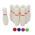 thumbnail image 3 of Bowling Game, 10 Pins 4 Balls Develop Spatial Awareness Cultivate Interest Bowling Set  For Various Parties For School Activities, 3 of 8