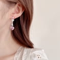 thumbnail image 6 of New Heart-shaped Love Long Earrings Banquet Dress with Long Modified Face Love Earrings, 6 of 15