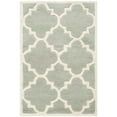 thumbnail image 2 of SAFAVIEH Chatham Hayden Geometric Wool Area Rug, Gray/Ivory, 2' x 3', 2 of 10