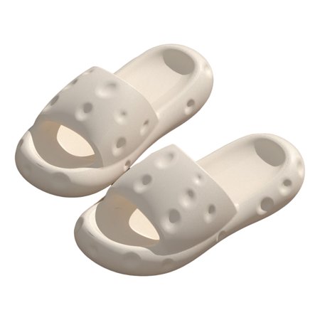 

Hesroicy Non-Slip Pillow Slides with EVA Thick Sole Quick-Drying Feature Suitable for Men and Women in Summer for Shower and Bathroom Supplies Ideal as Slippers