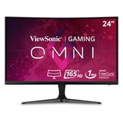 ViewSonic VX2418C 24 Inch 1080p 1ms 165Hz Curved Gaming Monitor with AMD FreeSync Premium, Eye Care, HDMI and DisplayPort