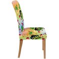 thumbnail image 3 of RYLABLUE Dancing Cat Stretch Chair Cover Protector Seat Slipcover for Dining Room Hotel Wedding Party Set of 4, 3 of 5