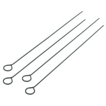 Mainstays 15in Stainless Steel BBQ & Meat Skewers (4 Pack)