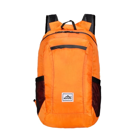 GASTROPOD Outdoor Sports Waterproof Backpack Folding Lightweight Backpack Daypack for Outdoor Traveling Hiking Camping (Orange)
