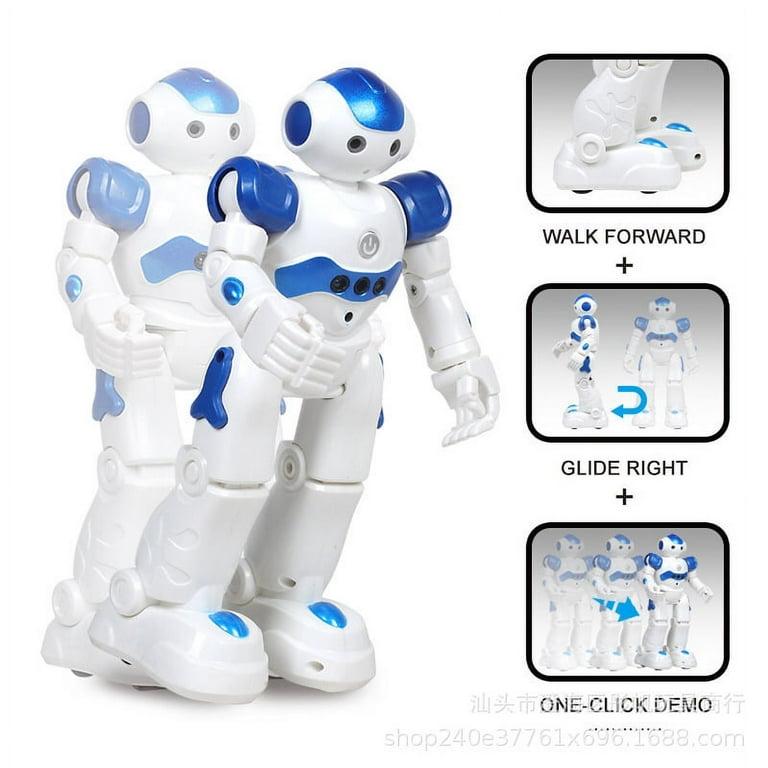 Smart RC Robot Toy for Kids, Gesture Sensing Dancing Robot for Boys Girls,  Smart Remote Control Robot Programmable Robotic Toy Gif