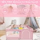 thumbnail image 4 of Baby Playpen XVISHX rosa con tela y malla que no dañan la piel, 4 of 7