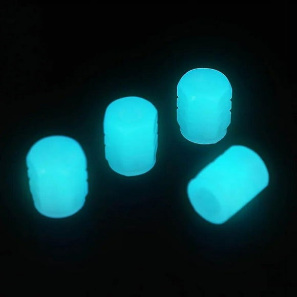 Universal Luminous Tire Valve Caps Car Wheel Hub Glowing Dust-proof Decorative Tyre Rim Stem Covers Applicable Motorcycle Bike