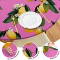 thumbnail image 4 of Round Picnic Table Cloth 100% Waterproof & Oil Proof, Elastic Fitted Table Cover for 36"-44" Round Tables, for Dining, Camping, Outdoor, 4 of 7