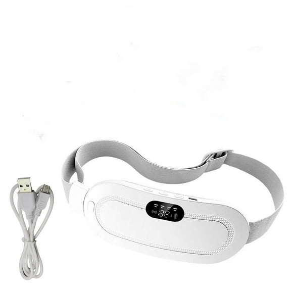 Smart Menstrual Heating Pad,Versatile Menstrual Heating Pad,Portable Heating Pad for Cramps,Three-Speed Adjustment,Suitable for Multiple Parts (White)