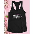 thumbnail image 3 of Mother's Day Pink Banner Racerback Tank Women -Image by Shutterstock, Female Large, 3 of 4
